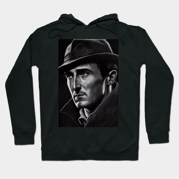 Sherlock Holmes - Black and White Hoodie by GaudaPrime31